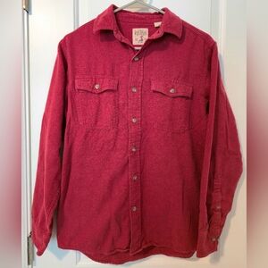 Red Head Flannel Button Down Shirt - Men's S